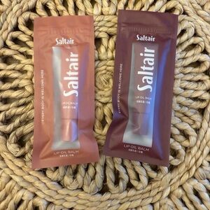 New 2pk Saltair lip oil balm